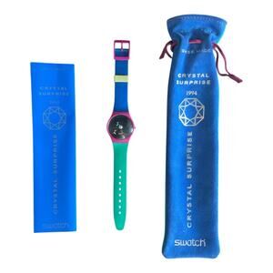 Swatch Watch CRYSTAL SURPRISE GZ129 1994 Collector Specials Rare New Old Stock